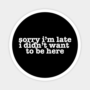 Introvert Shirt Magnet